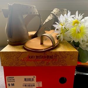 ***American Rag*** crisscross strap. Must see deal